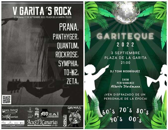 Cartel de los eventos Gariteque y Garita